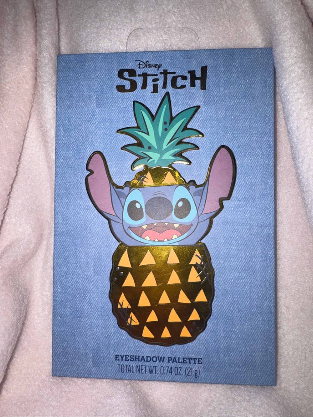 Disney Stitch Pineapple Eyeshadow Palette - Blue, Teal & Gold